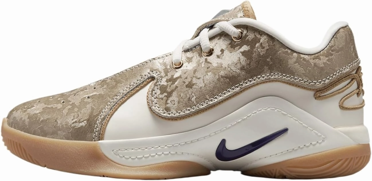 Lebron XXII Big Kids' Basketball Shoes (FZ7308-100, Pale Ivory/Metallic Gold/Ink)