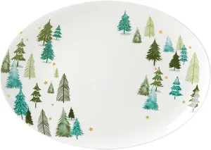 Lenox Balsam Lane Serving Platter, 4.90 LB, Green