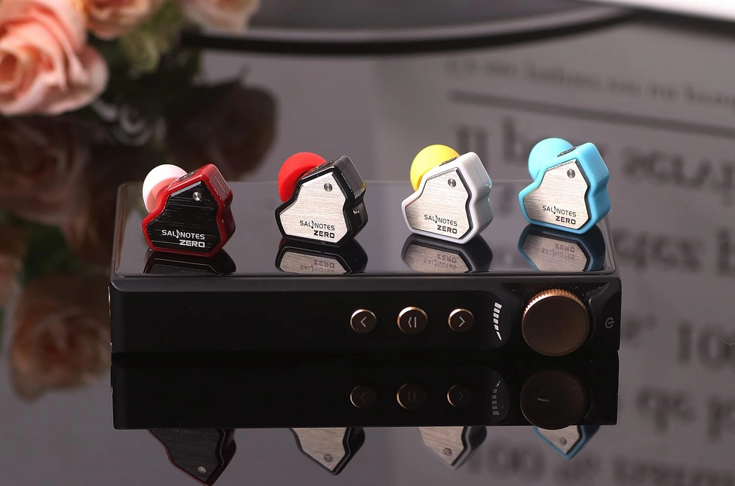 Linsoul 7Hz Salnotes Zero HiFi 10mm Dynamic Driver in-Ear Earphone IEM with Metal Composite Diaphragm Stainless Steel Faceplate Detachable 2Pin OFC Cable (White, with Mic, 3.5mm)