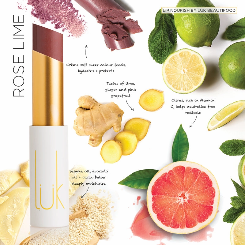 Luk Lip Nourish Natural Lipstick - Rose Lime