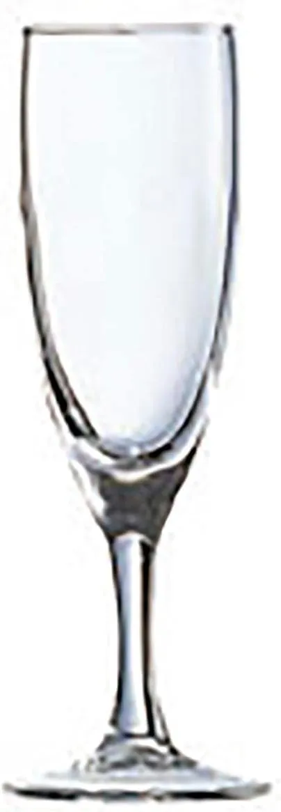 Luminarc Princesa Flûte Goblets, Glass, Transparent, Set 6 Pieces, 15 cl