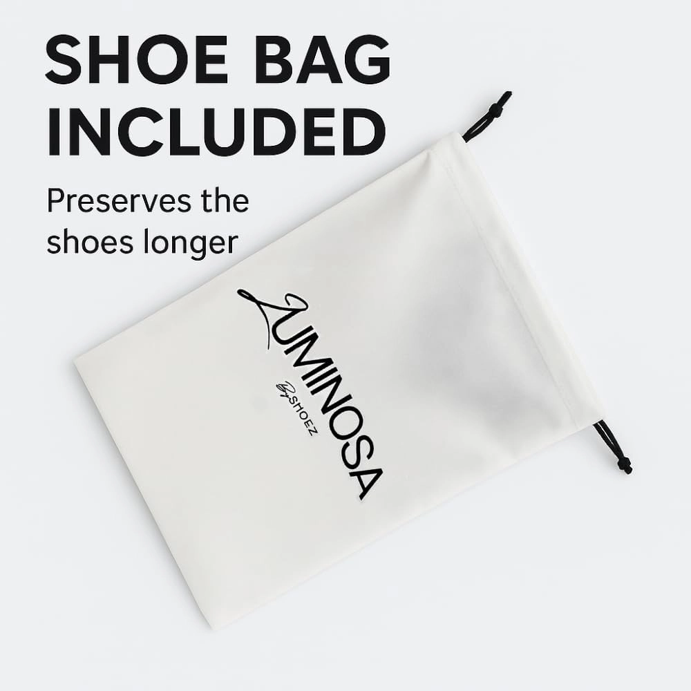 LUMINOSA Women's Double Strap Sandals with Buckle and Stud Detailing