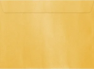 LUXPaper 9 x 12 Booklet Envelopes | Gold Metallic | 80lb. Text | 50 Qty