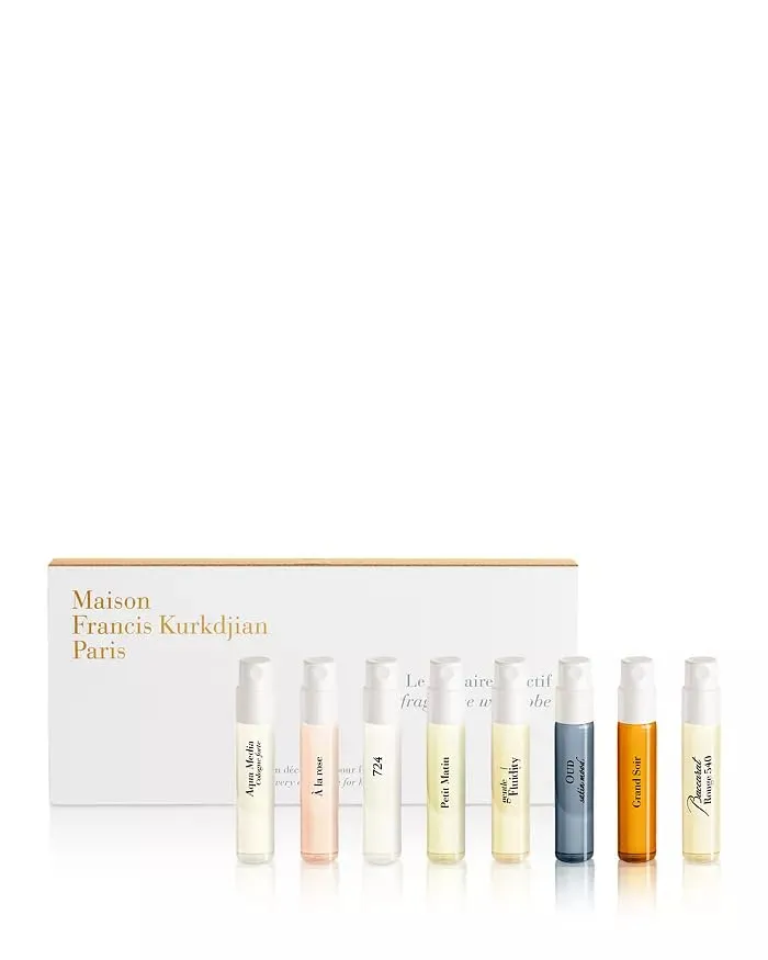 Maison Francis Kurkdjian Fragrance Wardrobe for Her 8-piece Set, (8x0.07 Oz)