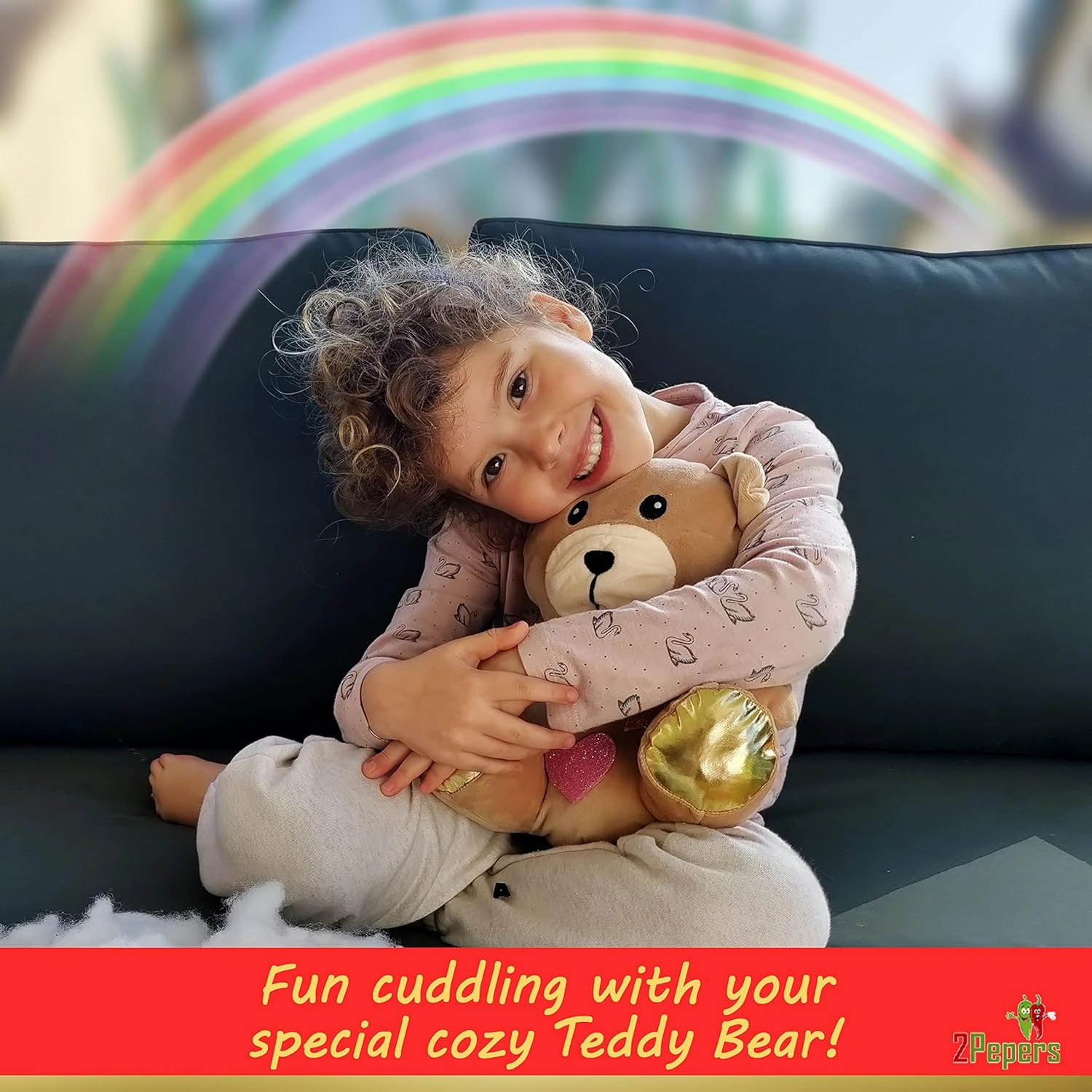 Make Your Own Teddy Bear Plush Pillow Kit Arts and Crafts for Girls (No Sew), Teddy Bear Craft Kit for Girls Ages 3-5 4-6 5-7 Years Old Birthday Present, for Kids, DIY Kids Crafts