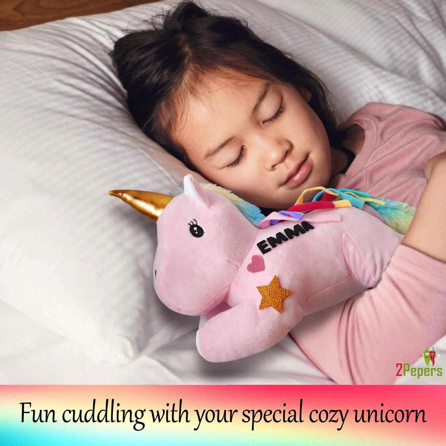 Make Your Own Unicorn Pillow Kit Arts and Crafts for Girls (No Sew), DIY Unicorn Craft Girl Ages 3 4 5 6 7 8 9 10 Years Old, Gifts for Kids, Birthday Present, Best Christmas Toy, Kids Project.