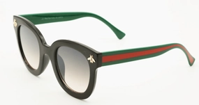 Matt Black & Gold Bee Sunglasses