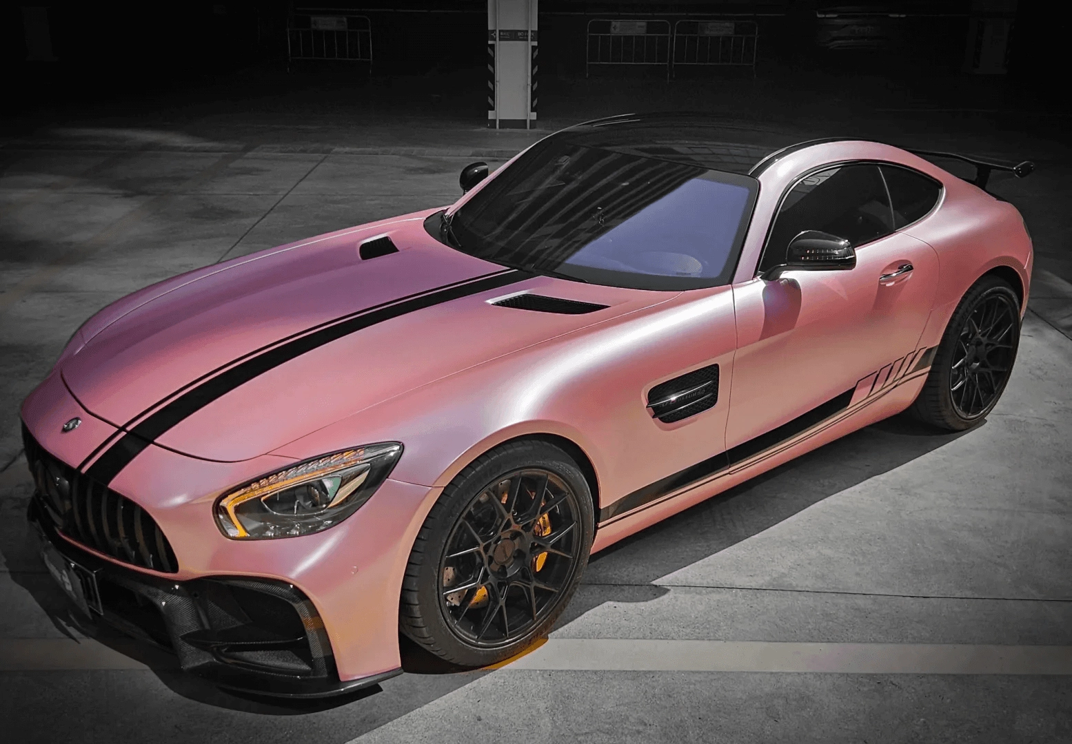 Matte Metallic Pink Vinyl Wrap