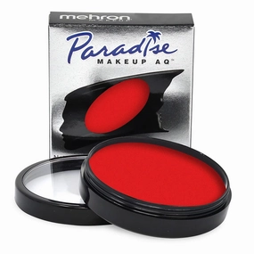 Mehron Makeup Paradise FX Makeup Pro Size | Stage & Screen, Face & Body Painting, Special FX, Beauty, Cosplay, and Halloween | Water Activated Face Paint & Body Paint 1.4 oz (40 g) (Neon Red/Pink UV)