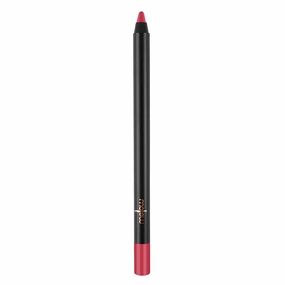 Mellow Cosmetics Gel Lip Pencil - Matte Liner for Women - Long-Lasting & No Bleeding - Organic, Natural, Vegan, Cruelty-Free - Paraben-Free Makeup - Ruby - Ruby