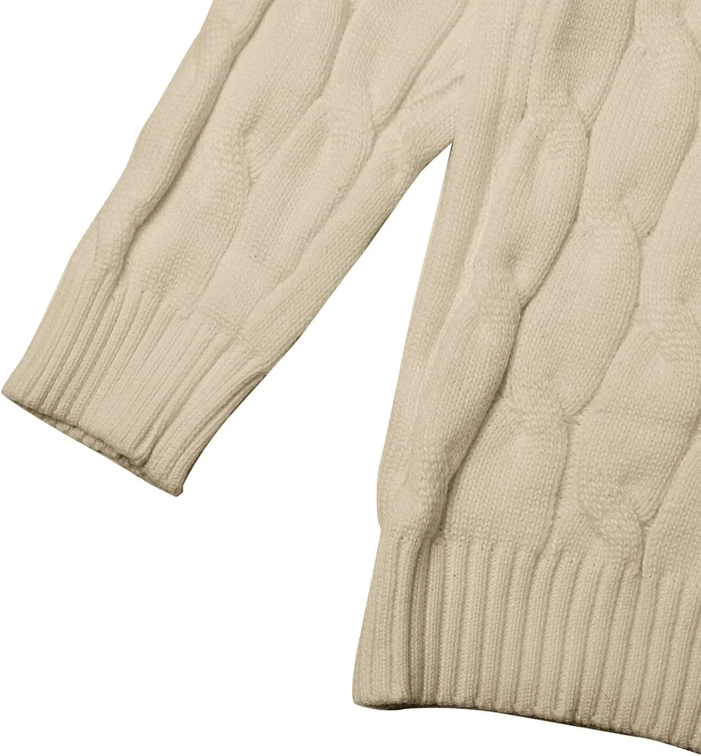 Mens Turtleneck Sweater Basic Long Sleeve Slim Fit Solid T-Shirt Fall Winter Casual Twisted Knitted Pullover Sweater