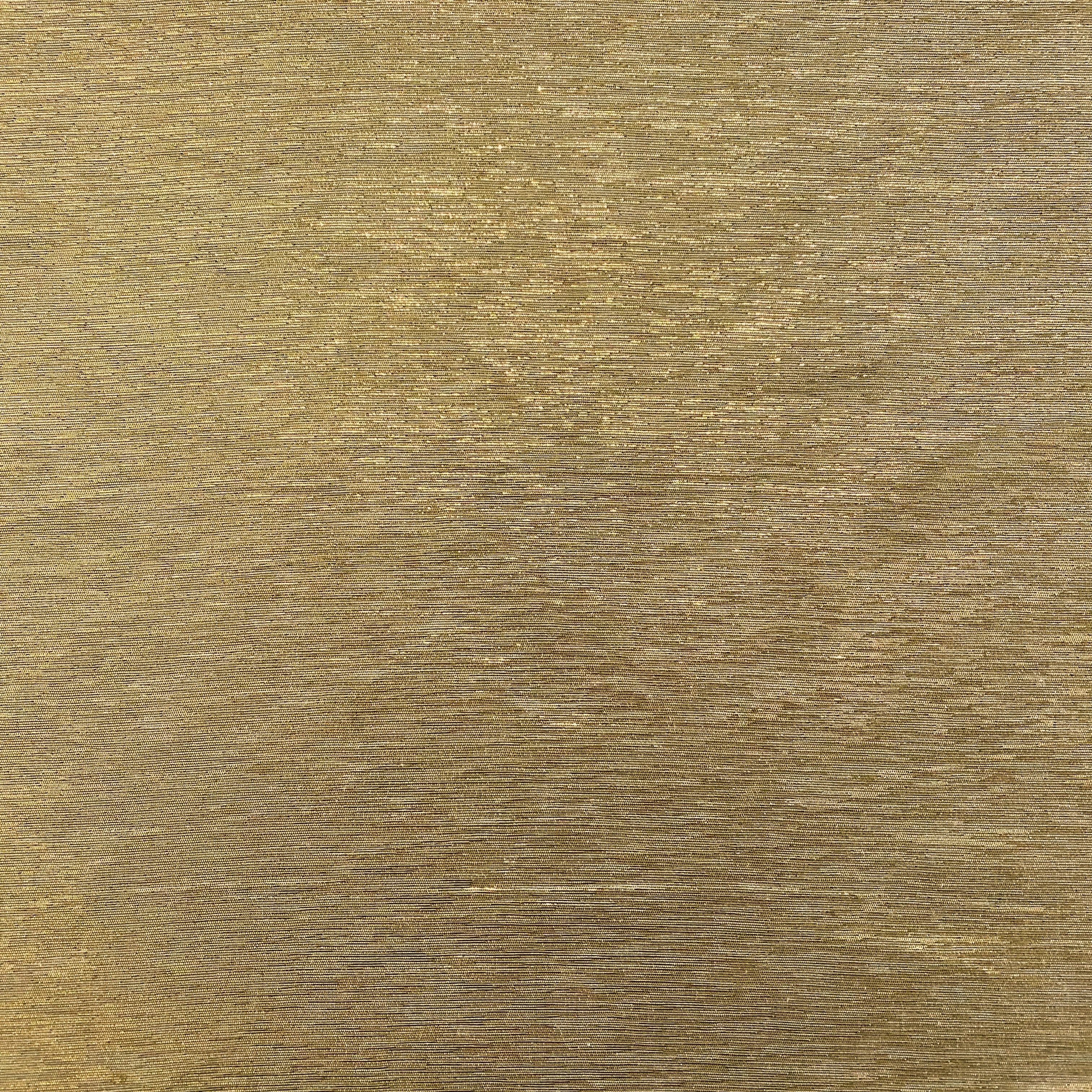 Metallic Dupion - Dark Khaki / Gold