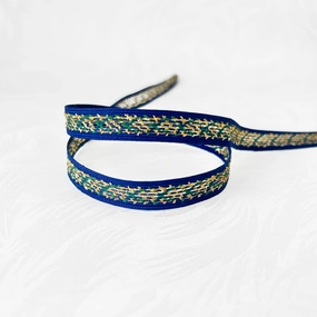 Metallic Open Weave Braid