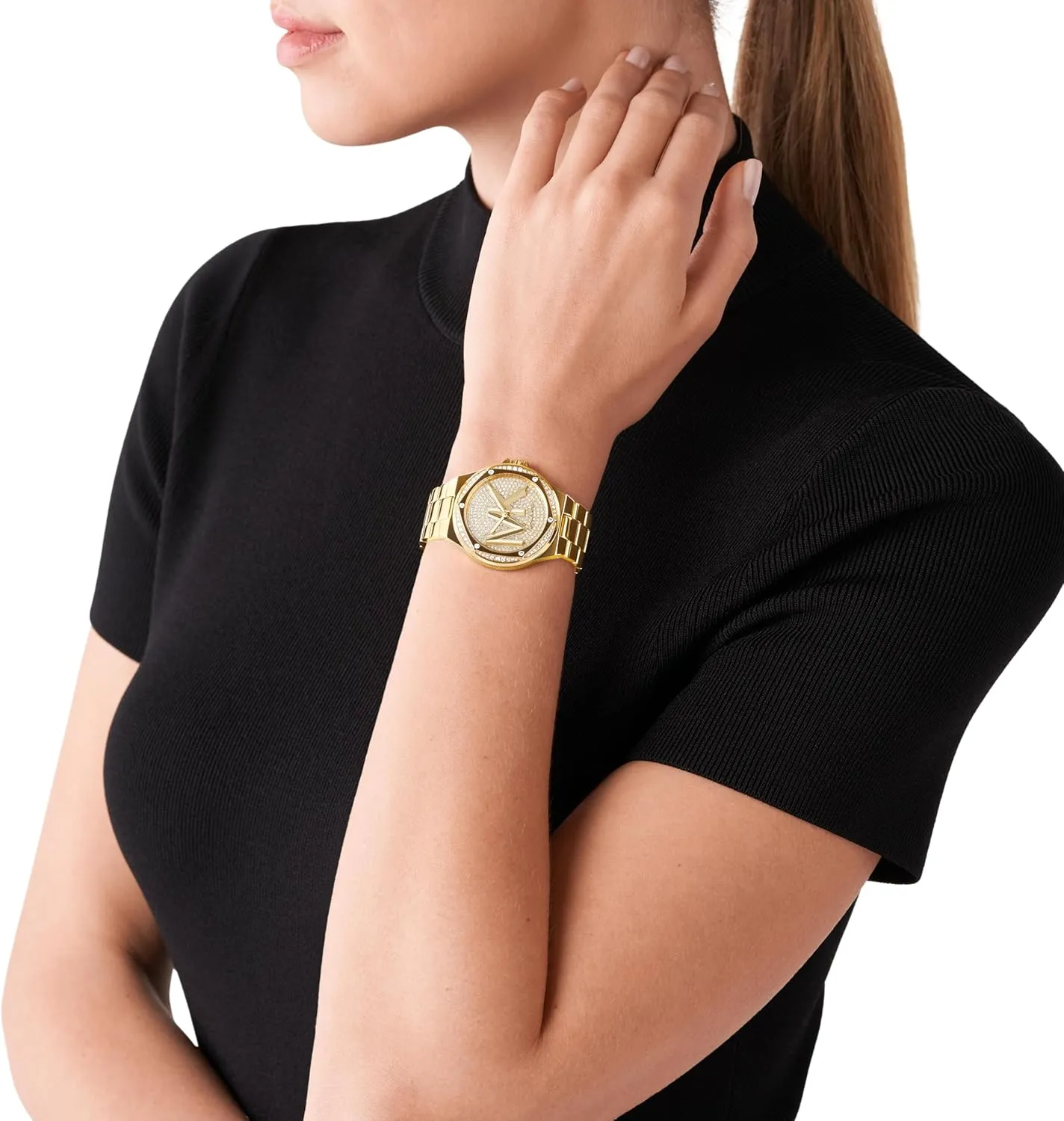 Michael Kors Lennox Women's Watch, Stainless Steel Watch for Women with Steel or Silicone Band