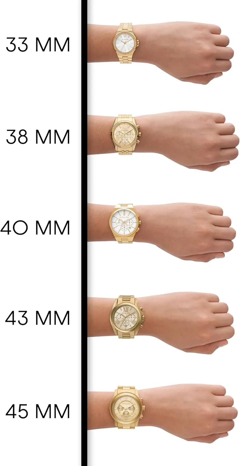 Michael Kors Lennox Women's Watch, Stainless Steel Watch for Women with Steel or Silicone Band