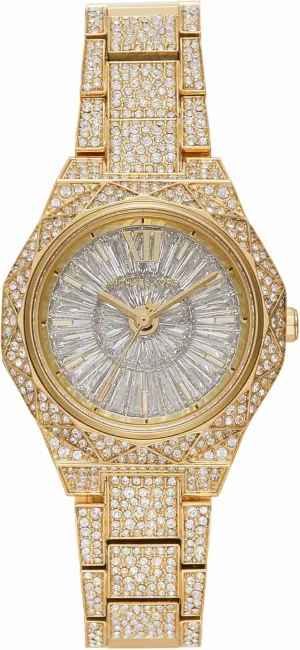 Michael Kors Raquel Women's Watch, Stainless Steel and Pavé Crystal Watch for Women