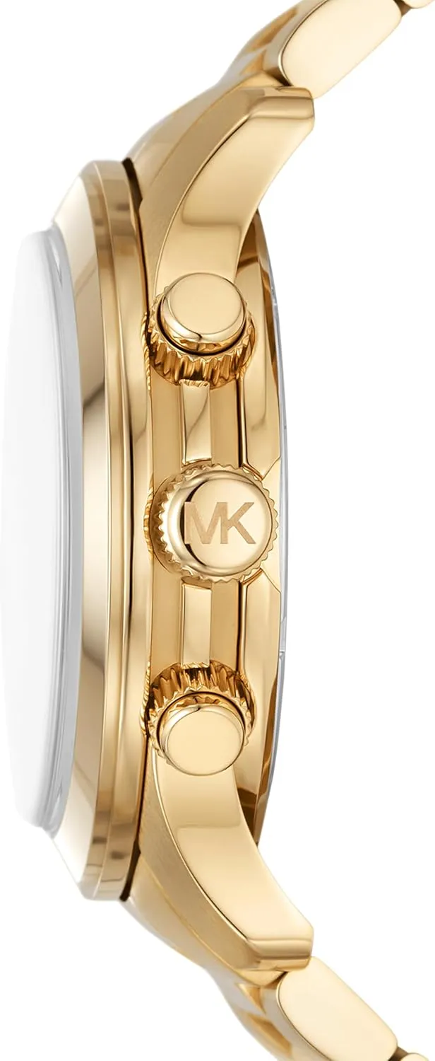 Michael Kors Runway Men's Watch, Stainless Steel Chronograph Watch for Men with Steel or Silicone Band