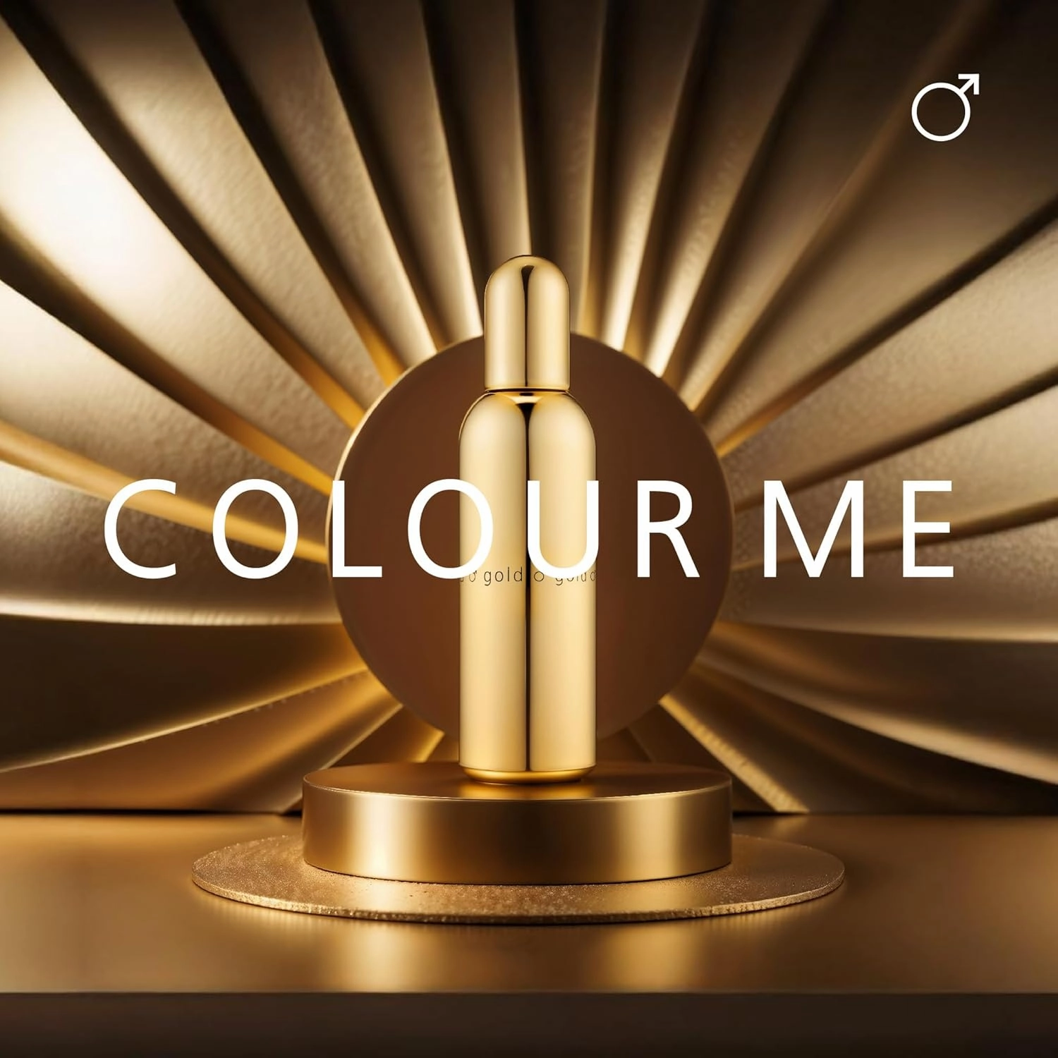 Milton-Lloyd Colour Me Gold Homme - Cologne for Men - Oriental Perfume for Men - Spicy, Amber Perfum - Mens Cologne - Long Lasting Perfum - 3 oz