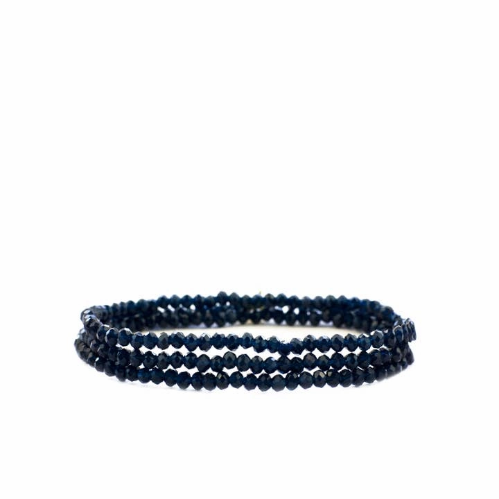 Mini Stretch Crystal Beaded Wrap Bracelet 9686B