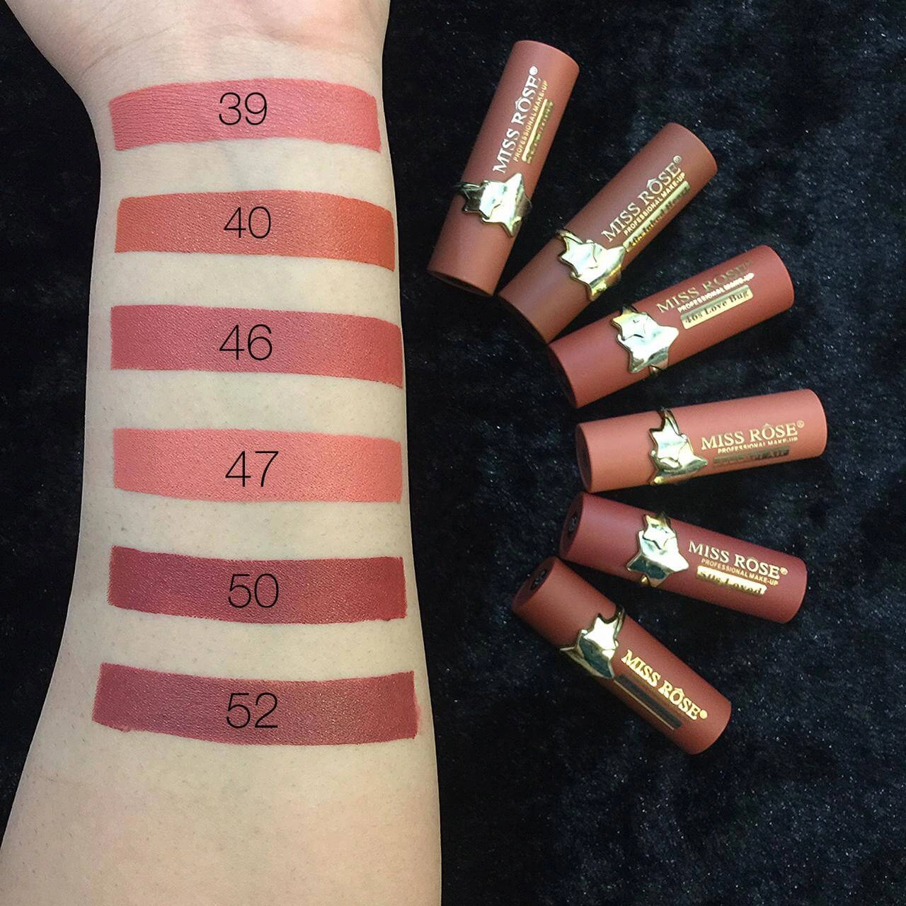 Miss Rose Matte Waterproof Long Lasting Lipstick