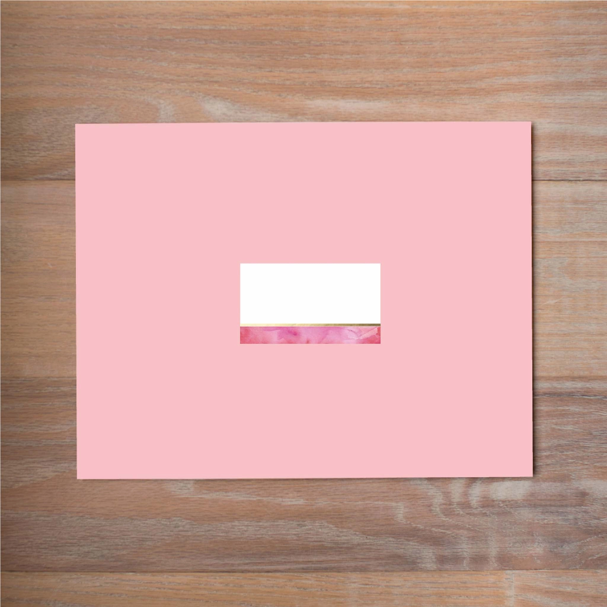 Modern Watercolor Mailing Labels