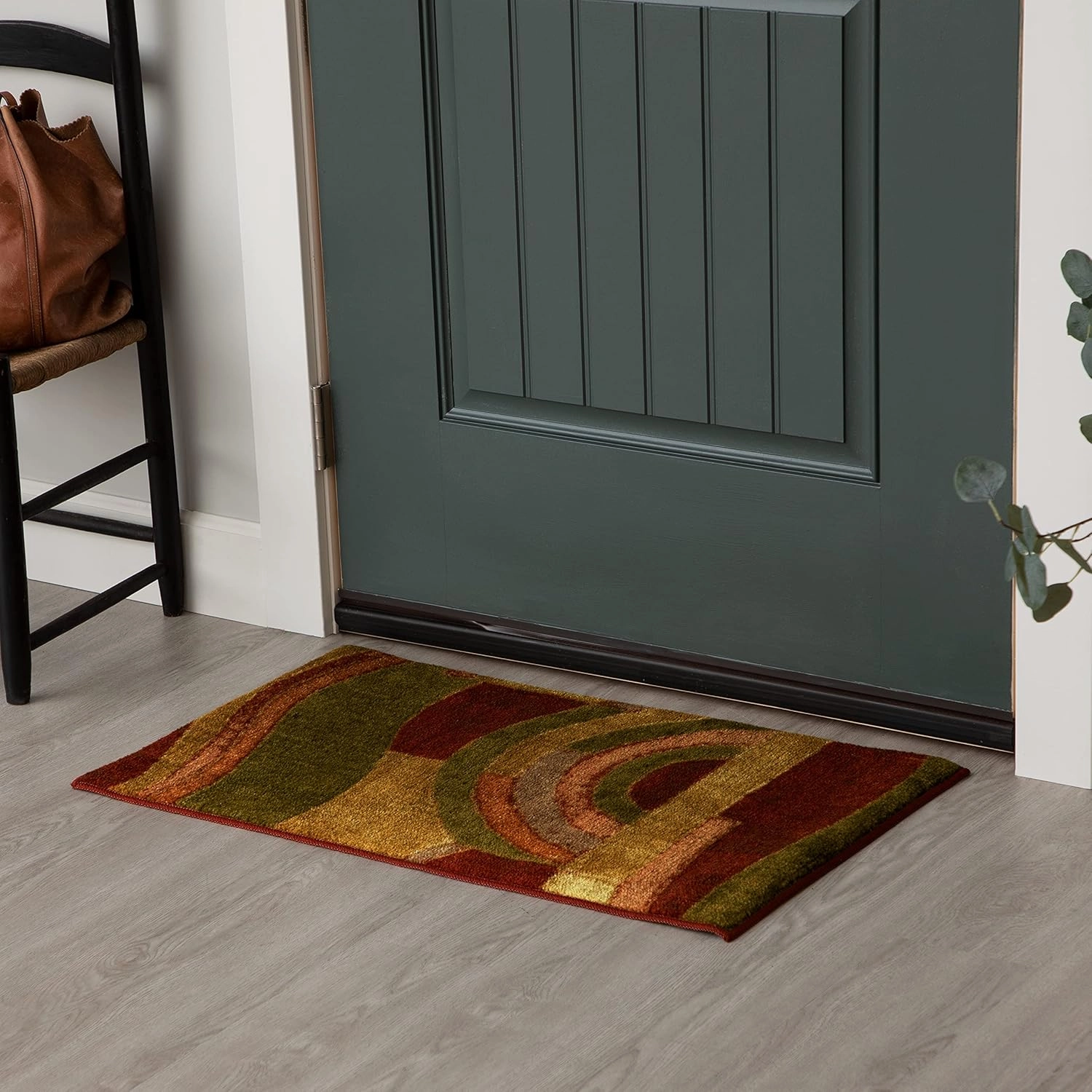 Mohawk Home New Wave Picasso Wine Abstract Accent Area Rug, 2'6"x3'10", Multi