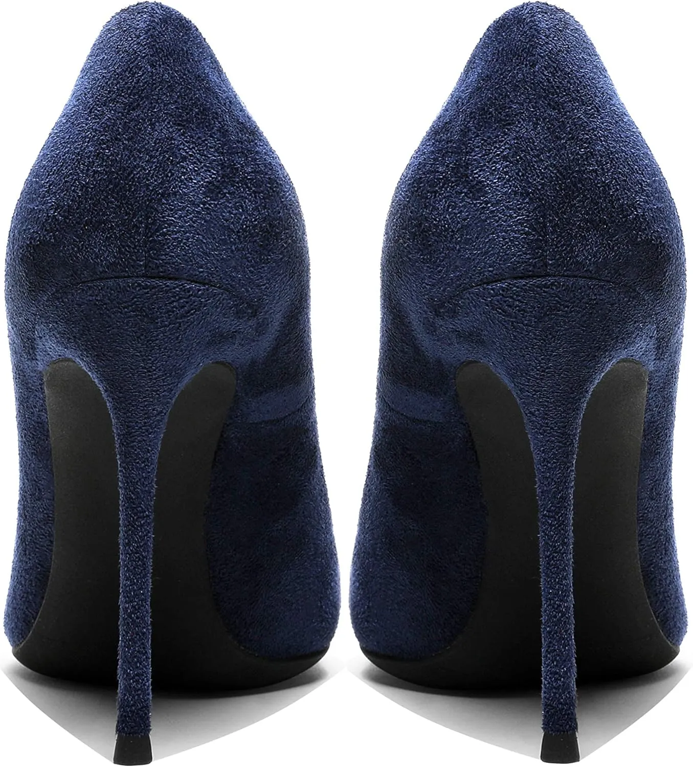 MOOMMO Women Satin High Heel Pumps Pointed Toe Sexy Stilettos 4 inch Slip On Formal Dress Shoes for Ladies Wedding Party Evening Work 4-13 M US
