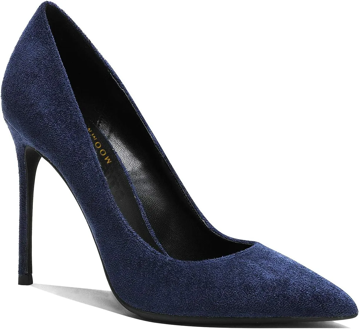 MOOMMO Women Satin High Heel Pumps Pointed Toe Sexy Stilettos 4 inch Slip On Formal Dress Shoes for Ladies Wedding Party Evening Work 4-13 M US