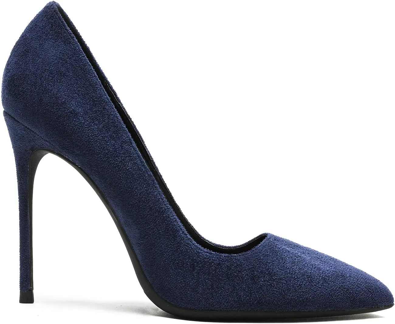 MOOMMO Women Satin High Heel Pumps Pointed Toe Sexy Stilettos 4 inch Slip On Formal Dress Shoes for Ladies Wedding Party Evening Work 4-13 M US