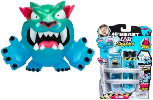 Mr. Beast Lab 3.5 Inch Hyper Panther Collectable Vinyl Figures and Mr. Beast Lab Swarms 5 Micro Beasts Lab Pack Gift Bundled Set