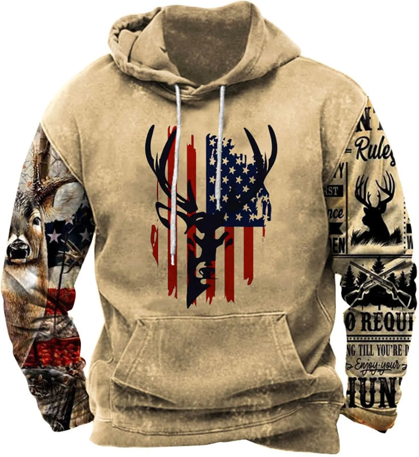 Muscularfit Mens Hoodies Pullover Lightweight Western Aztec Ethnic Hooded Sweatshrits Casual Slim Ethnic Print Graphic Hoodie