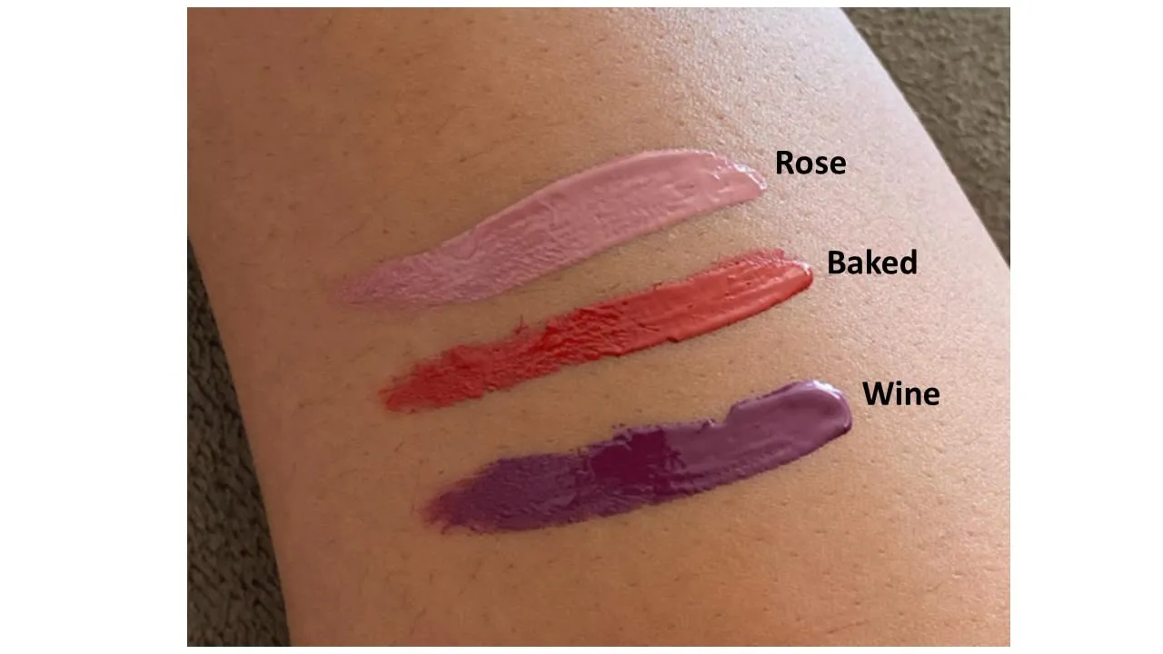 Natural Black Cosmetics Matte Liquid Lipstick Set (07-Rose)