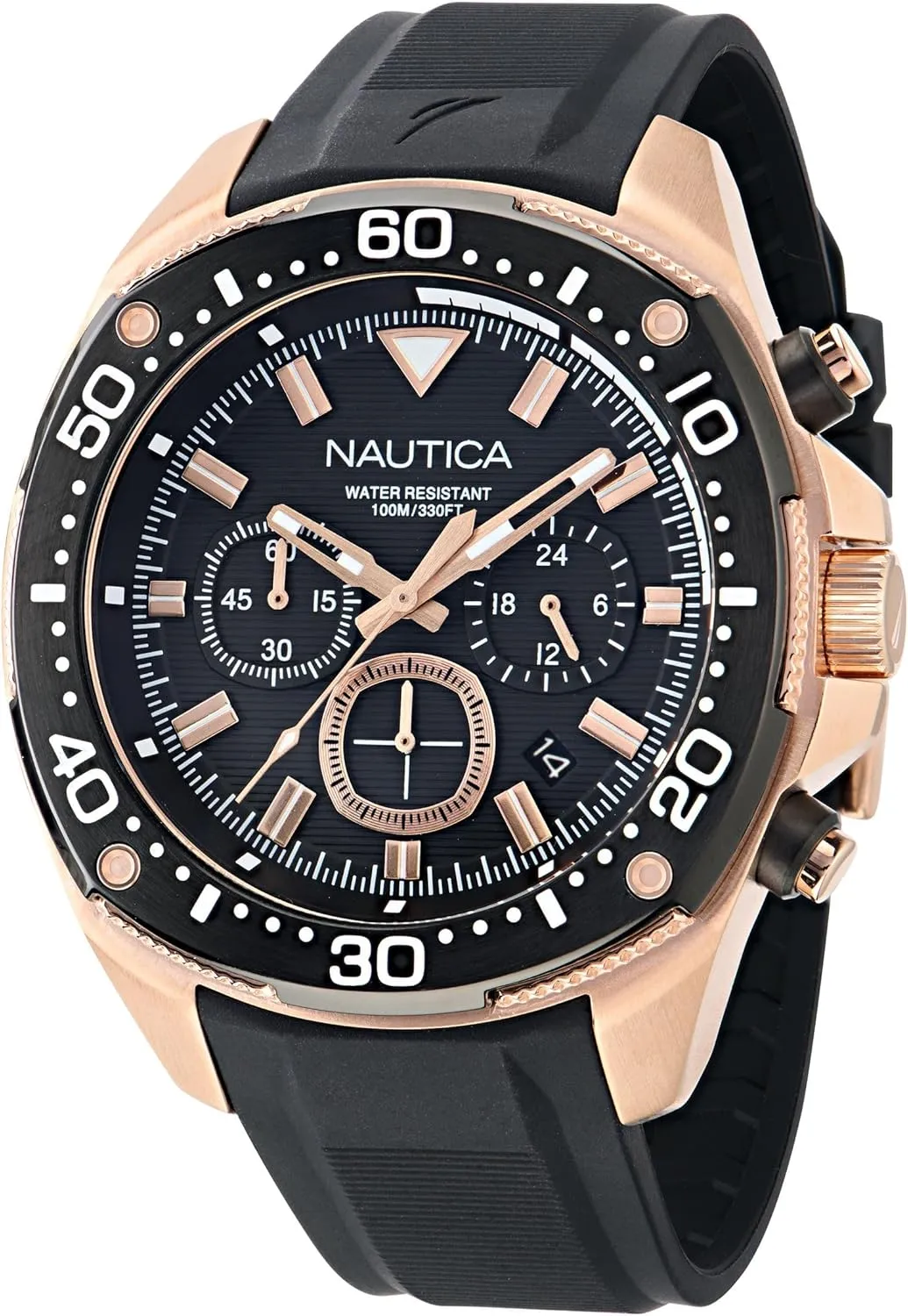 Nautica NCT Blue SAIL Silicone Strap Watch
