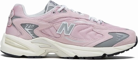 New Balance 725V1 Shoes - Mid Century Pink/Slate Grey/Metallic Silver - 9.5