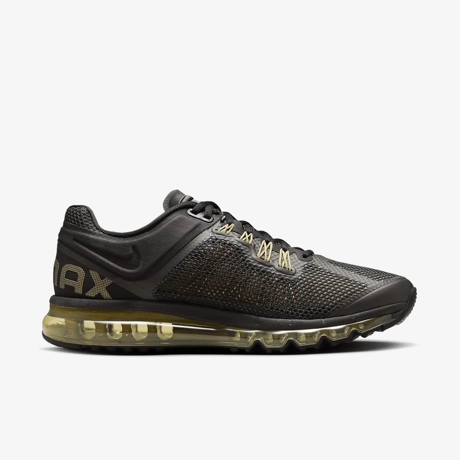 Nike Air Max 2013 Men's Shoes (HQ1927-001, Black/Flat Gold/Metallic Gold)