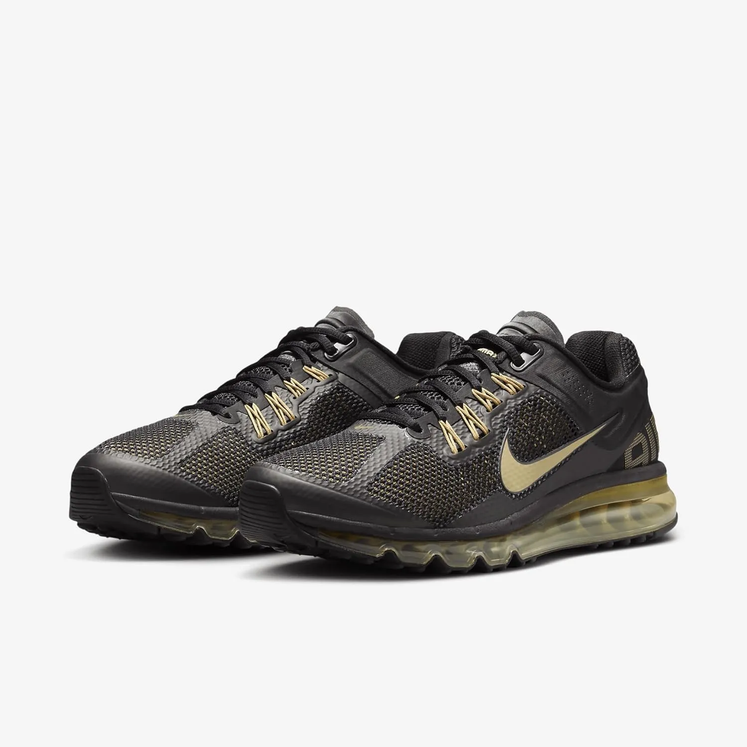 Nike Air Max 2013 Men's Shoes (HQ1927-001, Black/Flat Gold/Metallic Gold)