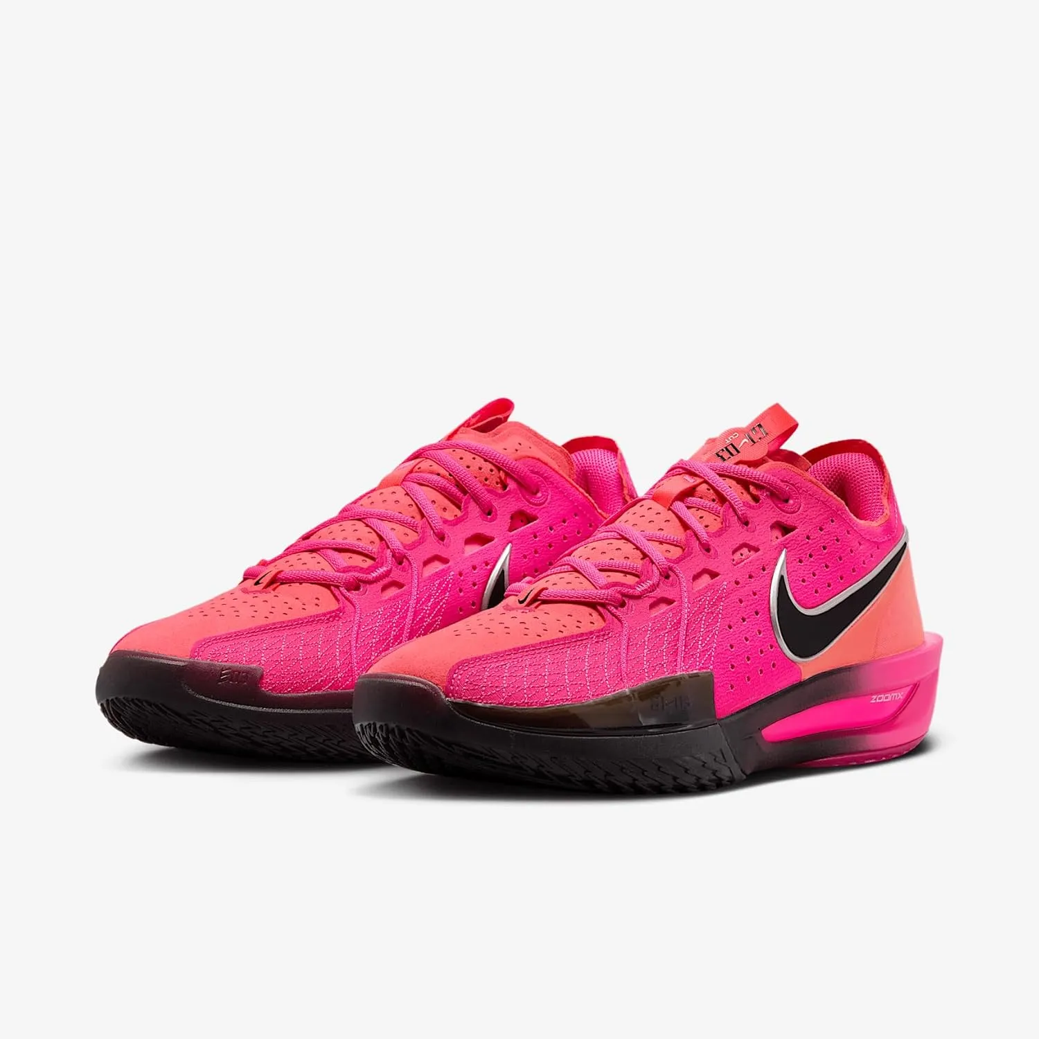 Nike G.T. Cut 3 Basketball Shoes (DV2913-600, Hyper Pink/Metallic Silver/Pink Foam/Black)