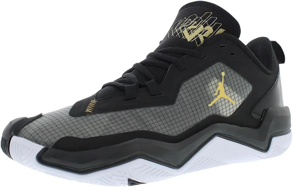Nike Jordan One Take 4 Mens Shoes Size 11.5, Color: Black/Metallic Gold/White