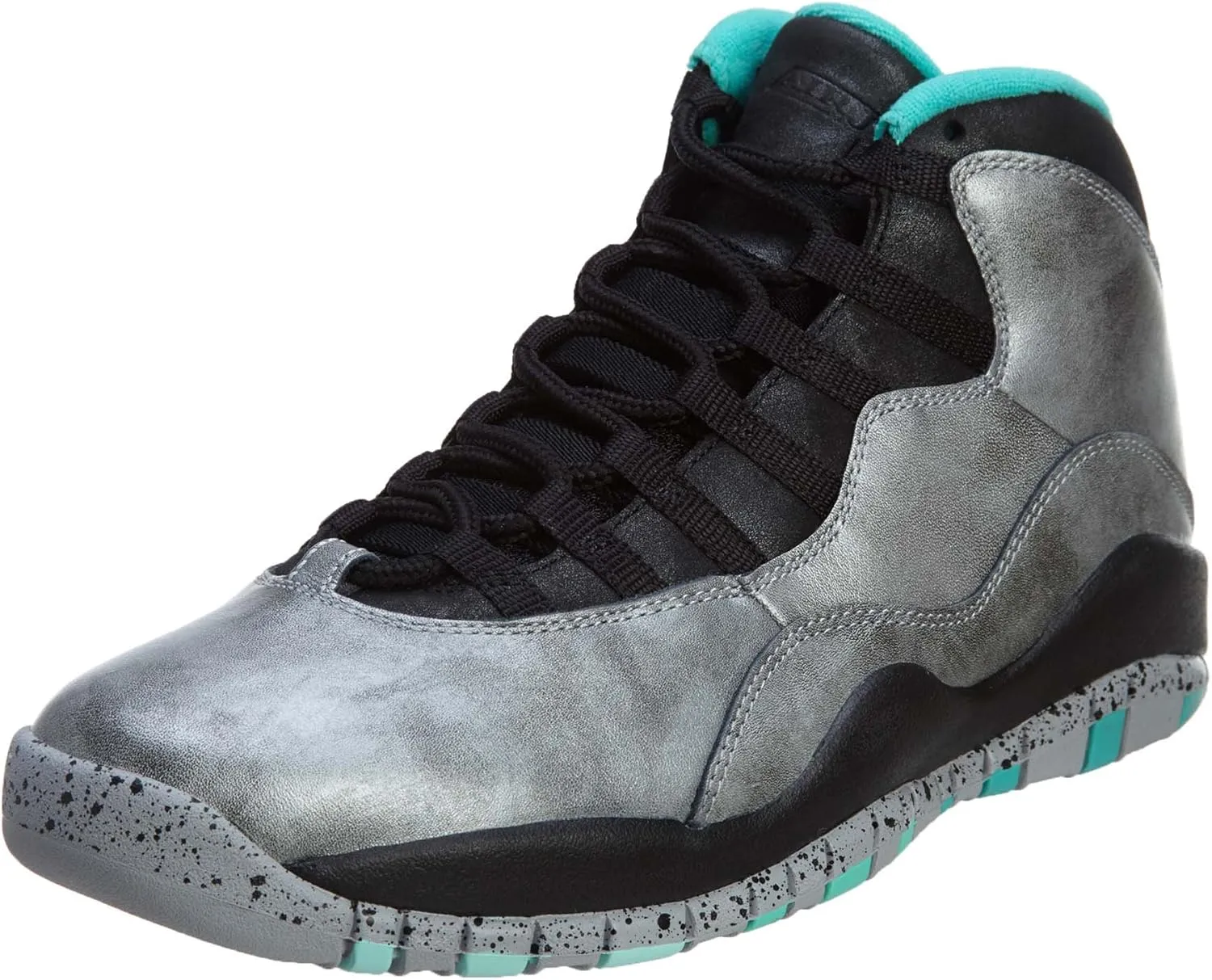 Nike Mens Air Jordan 5 Retro Metallic Silver White/Black-Metallic Silver Leather Basketball