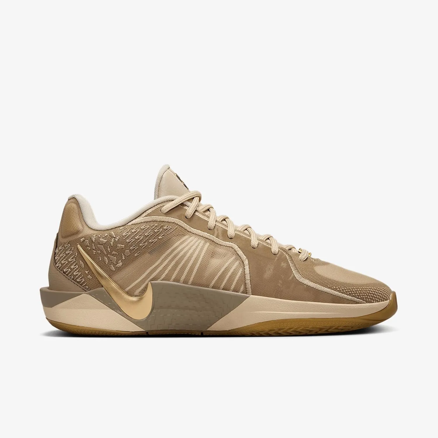 Nike Sabrina 2 "Stronger Than Gold Basketball Shoes (HF1799-200, Rattan/Khaki/Sail/Metallic Gold)