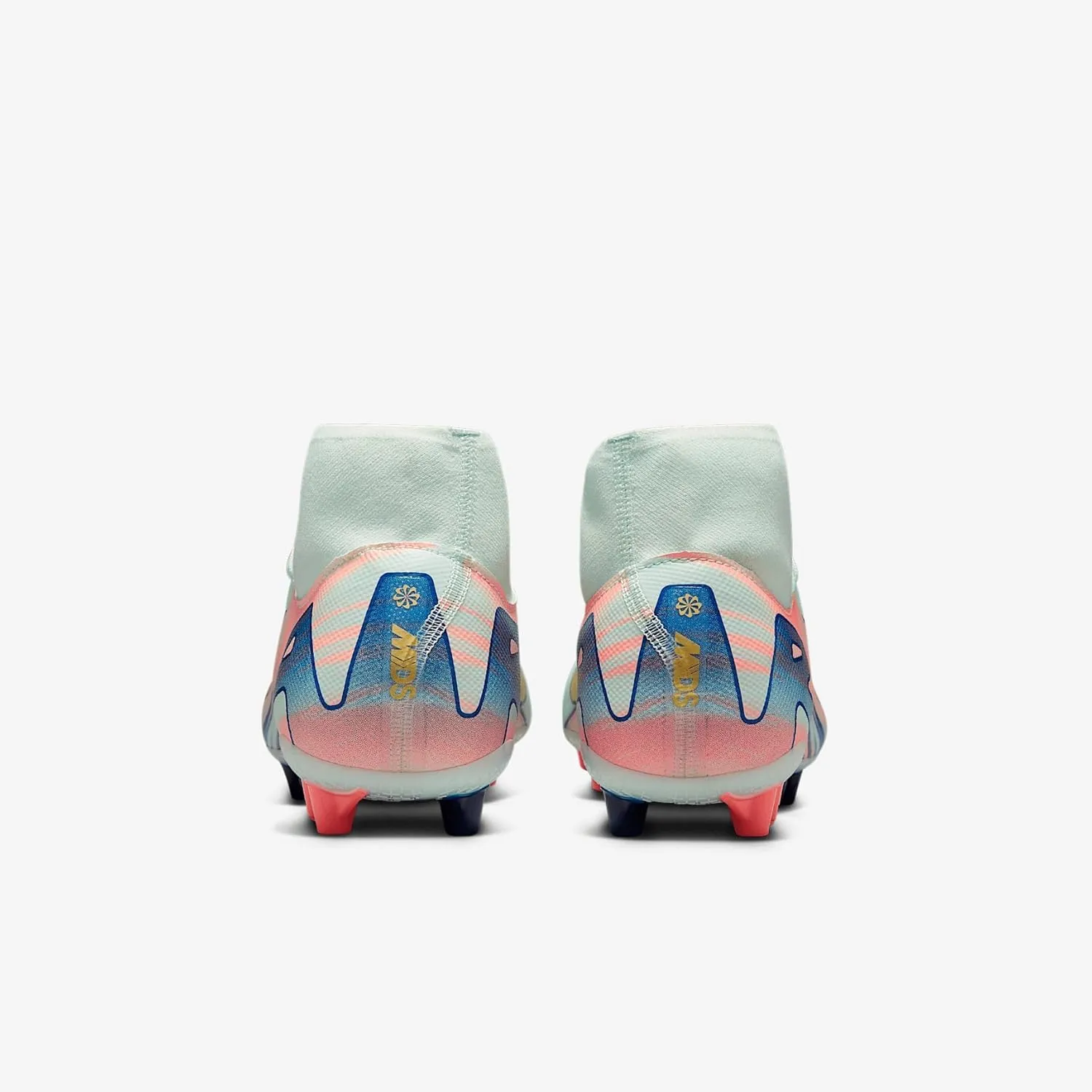 Nike Superfly 10 Academy Mercurial Dream Speed AG High-Top Soccer Cleats (FZ1191-300, Barely Green/Crimson Pulse/Metallic Gold Coin)