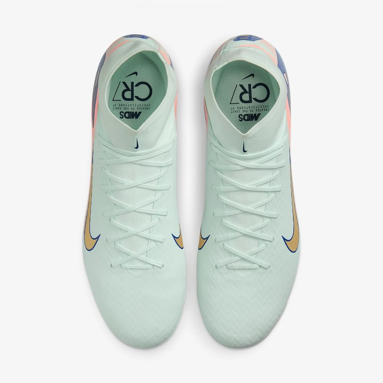 Nike Superfly 10 Academy Mercurial Dream Speed AG High-Top Soccer Cleats (FZ1191-300, Barely Green/Crimson Pulse/Metallic Gold Coin)