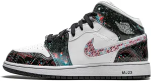 Nike Unisex-Child Air Jordan 1 Mid Se Shoes