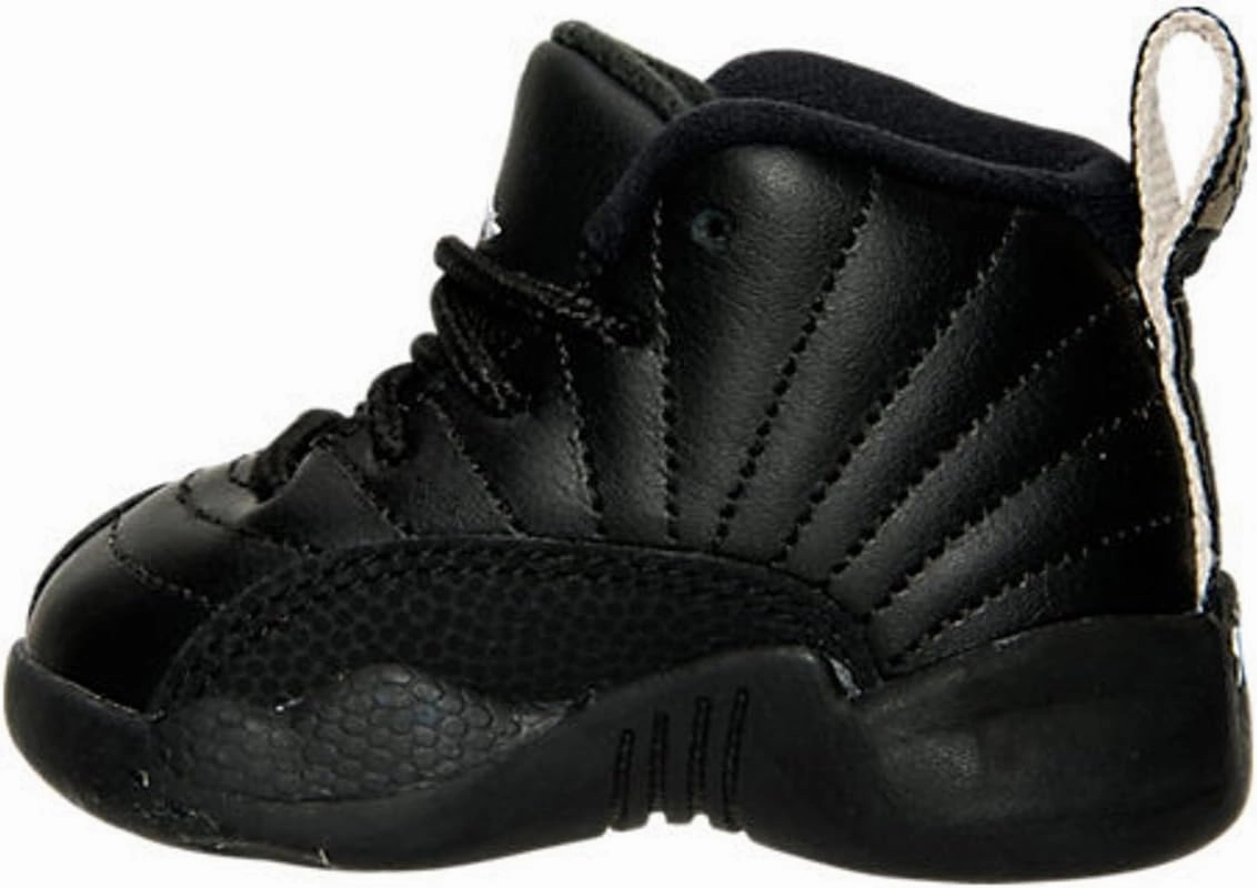 Nike Air Jordan Retro 12 THE MASTER Infant Toddlers Black Rattan White Metallic Gold 850000-013 (10)