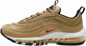 Nike Air Max 97 Og Womens Shoes Size- 12, Metallic Gold/Varsity Red