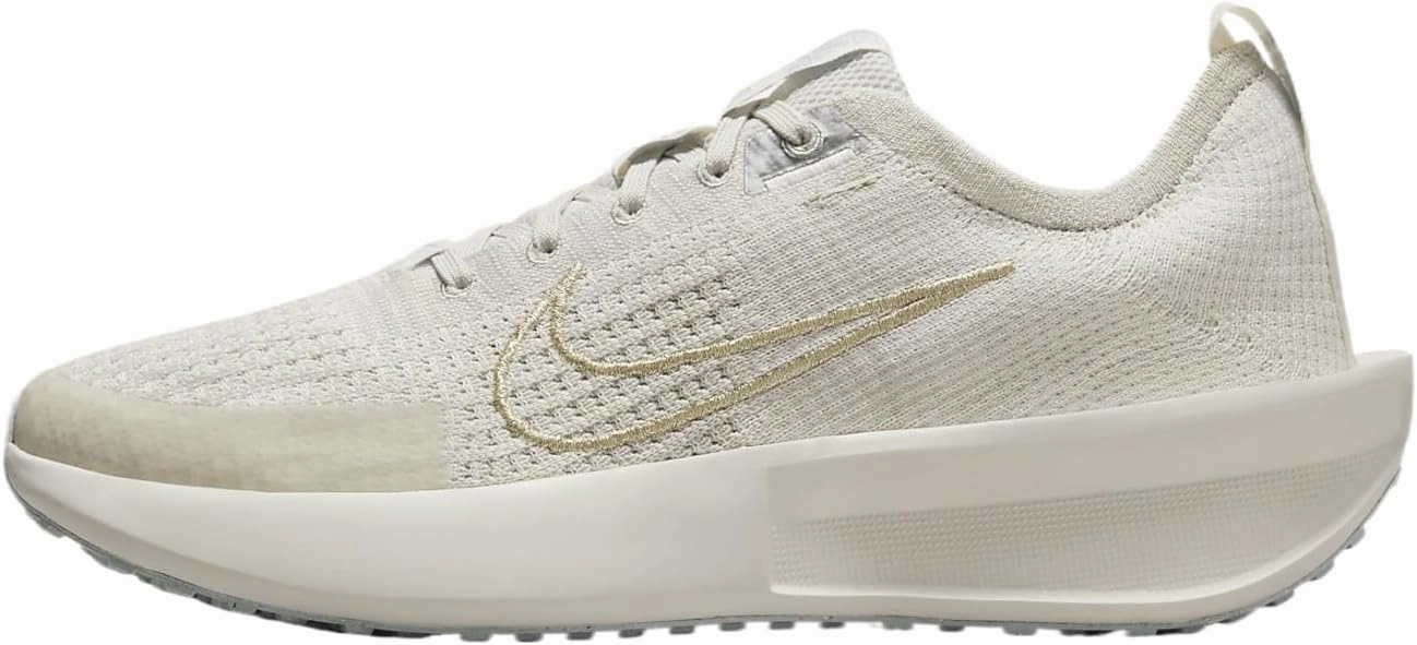 Nike Interact Run Women's Road Running Shoes (FD2292-009, Light Bone/Sail/Phantom/Metallic Gold)
