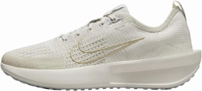 Nike Interact Run Women's Road Running Shoes (FD2292-009, Light Bone/Sail/Phantom/Metallic Gold)