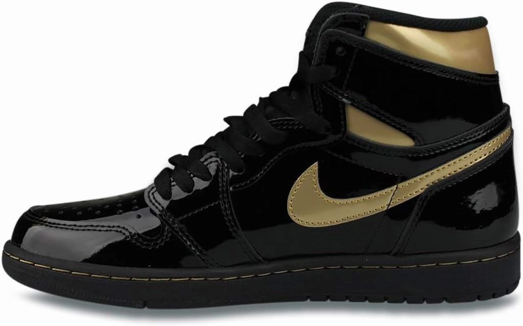 Nike Mens Air Jordan 1 Retro High OG Knicks Leather Basketball Shoes