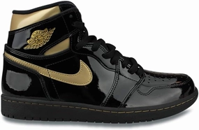 Nike Mens Air Jordan 1 Retro High OG Knicks Leather Basketball Shoes