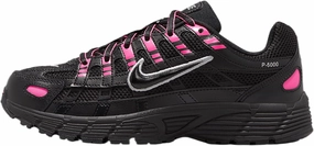Nike P-6000 Big Kids' Shoes (HV5064-600, Pink Blast/Metallic Silver/Black)